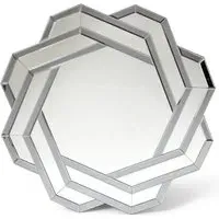 Plait Large Octagonal Mirror - Clear alternate view