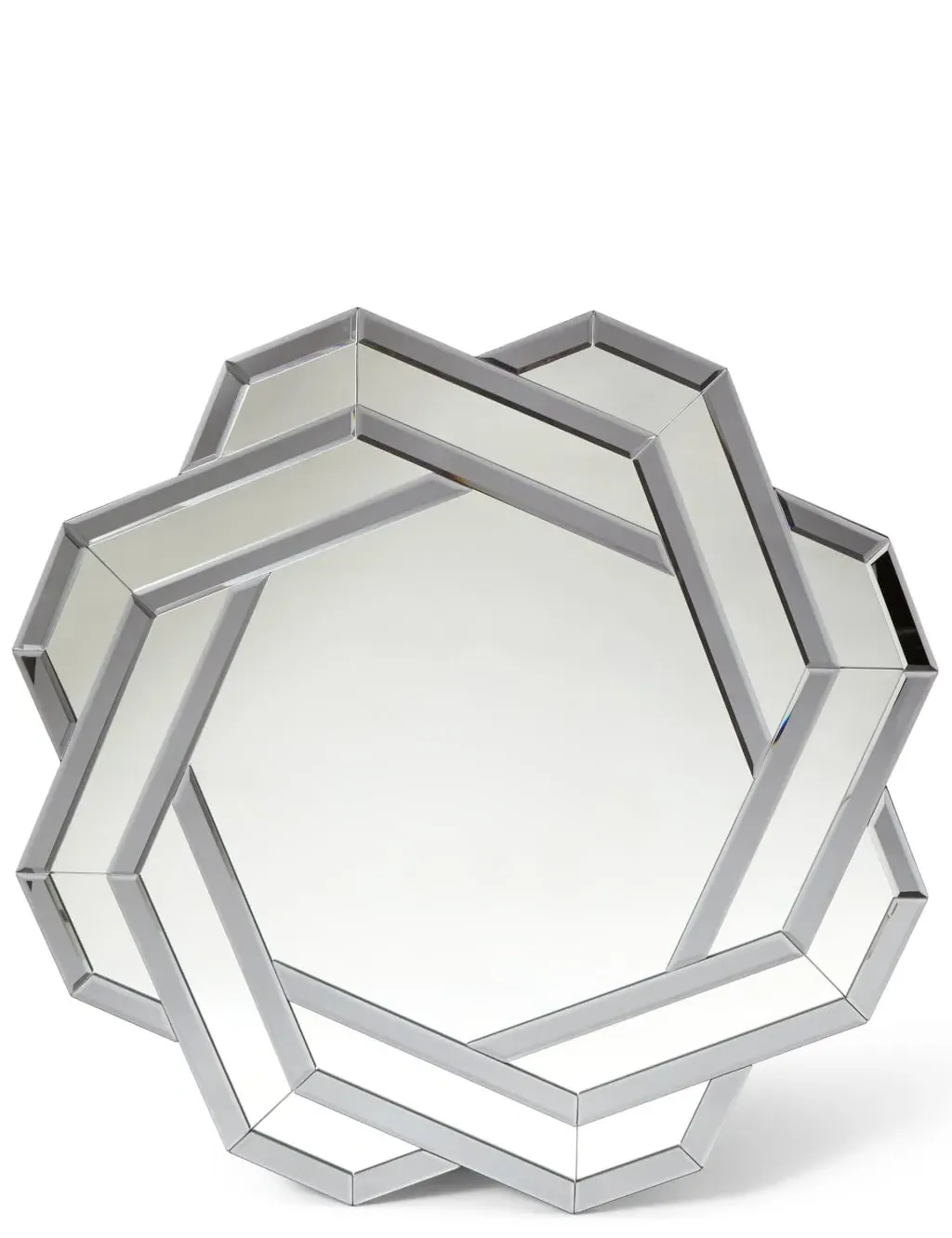 Plait Large Octagonal Mirror - Clear product