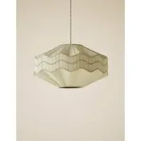 Pleated Wave Large Easy Fit Light Shade - Cream alternate view
