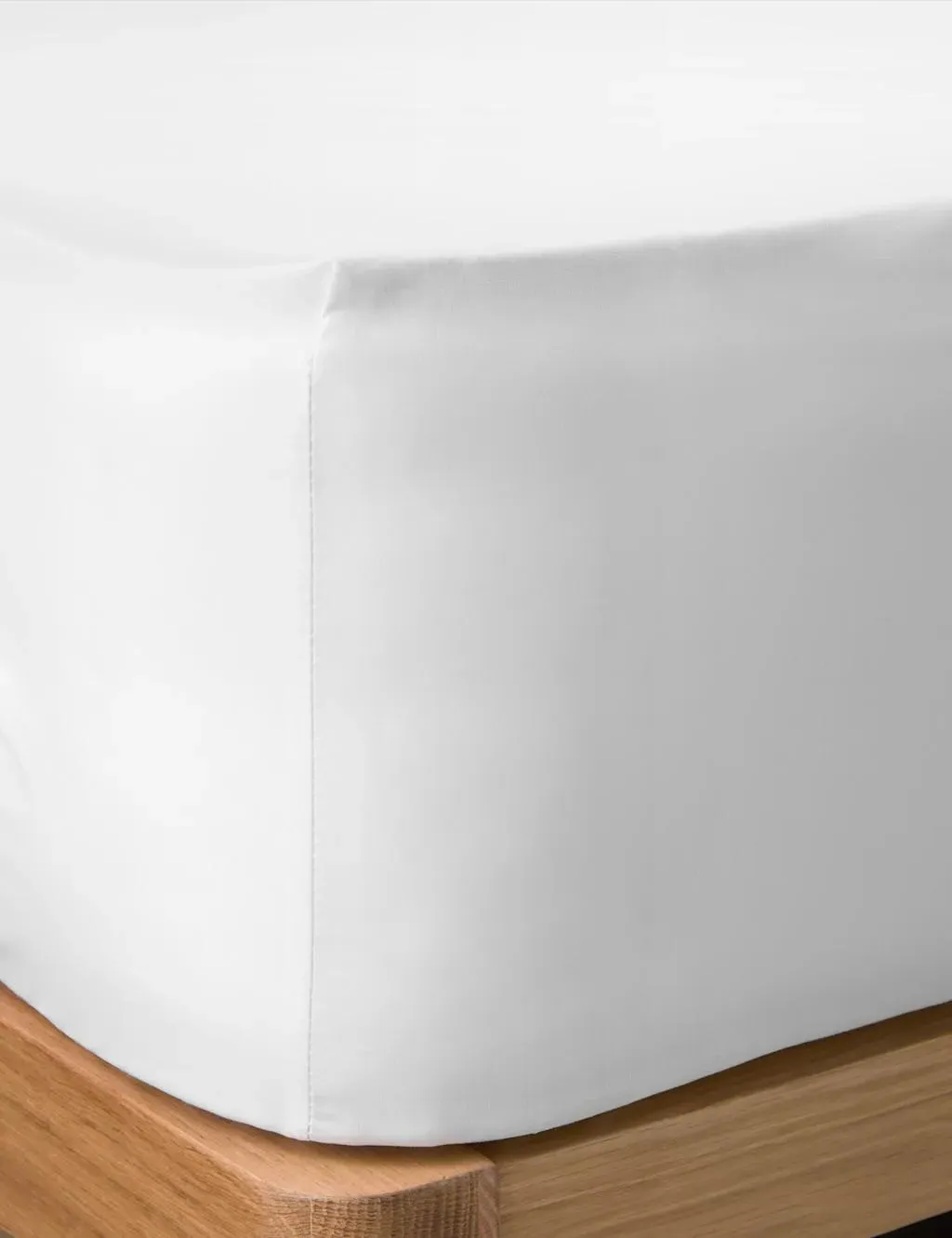 Pure Cotton 180 Thread Count Deep Fitted Sheet - White product