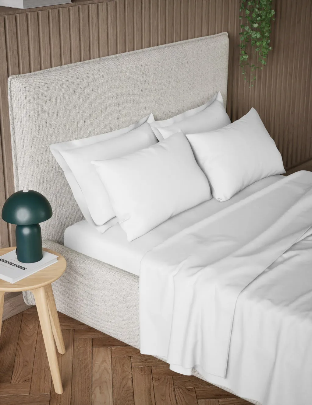 Pure Cotton 300 Thread Count Flat Sheet - White product