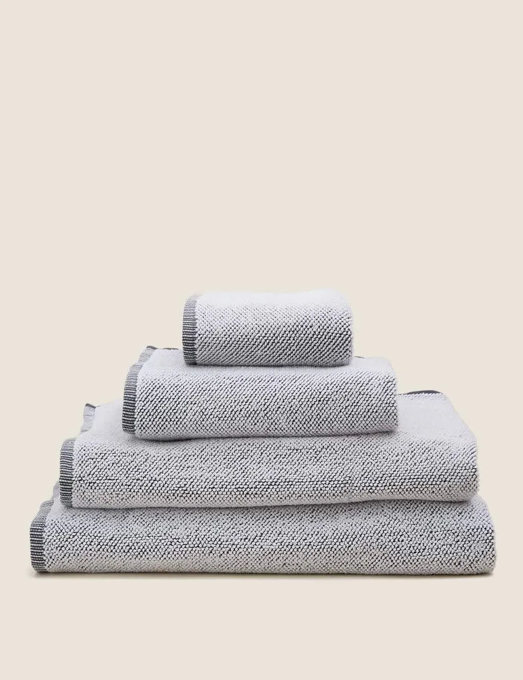 Pure Cotton Cosy Weave Towel - Grey Mix product