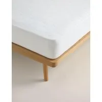Pure Cotton Extra Deep Mattress Protector - White alternate view