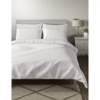 Pure Cotton Geometric Matelasse Bedding Set - White alternate view