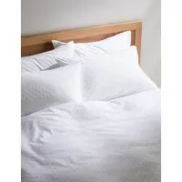 Pure Cotton Pom Pom Dobby Bedding Set - White alternate view