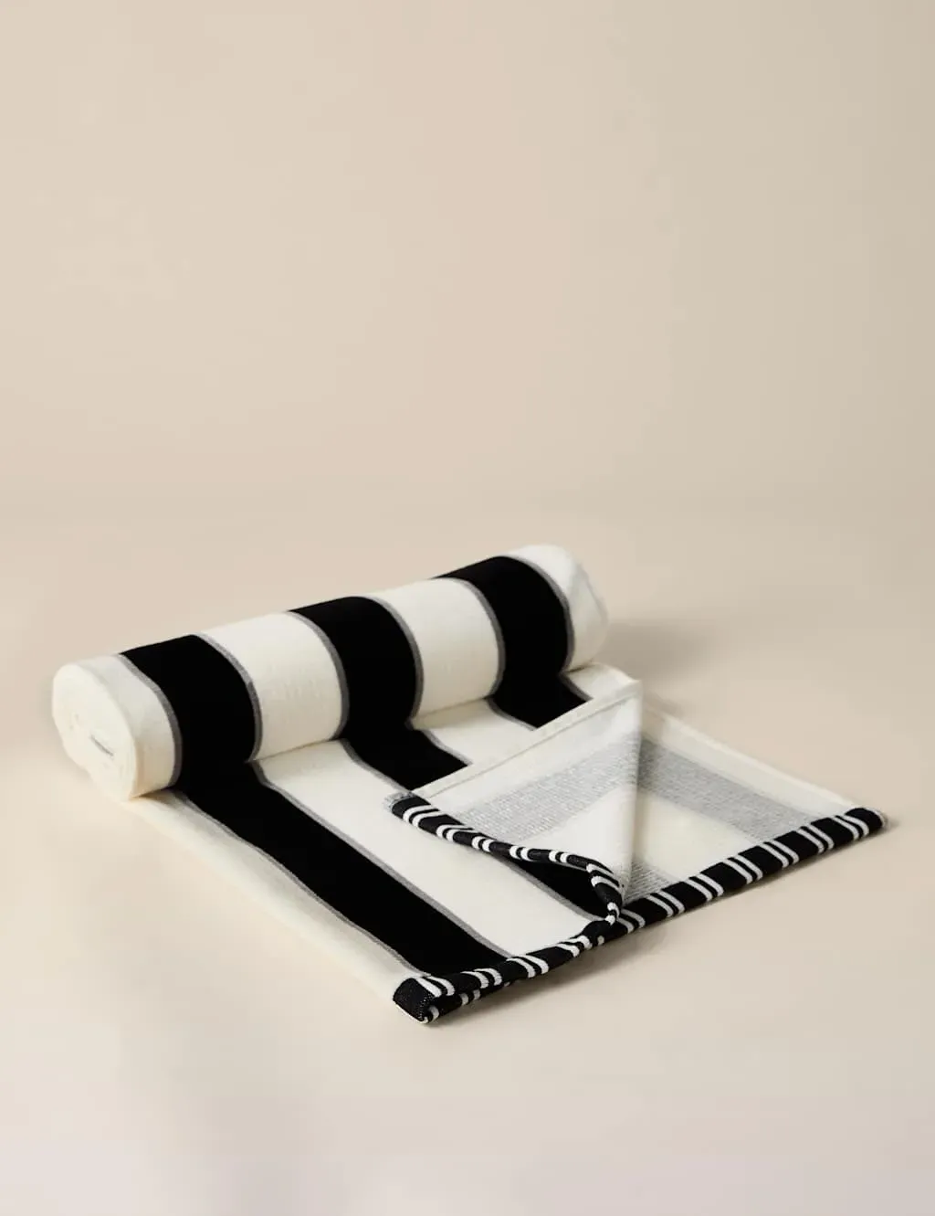 Pure Cotton Sand Resistant Beach Towel - Black product