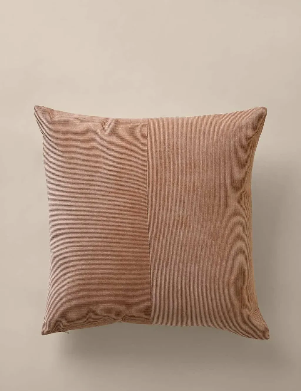 Pure Cotton Washed Cord Scatter Cushion - Brown product