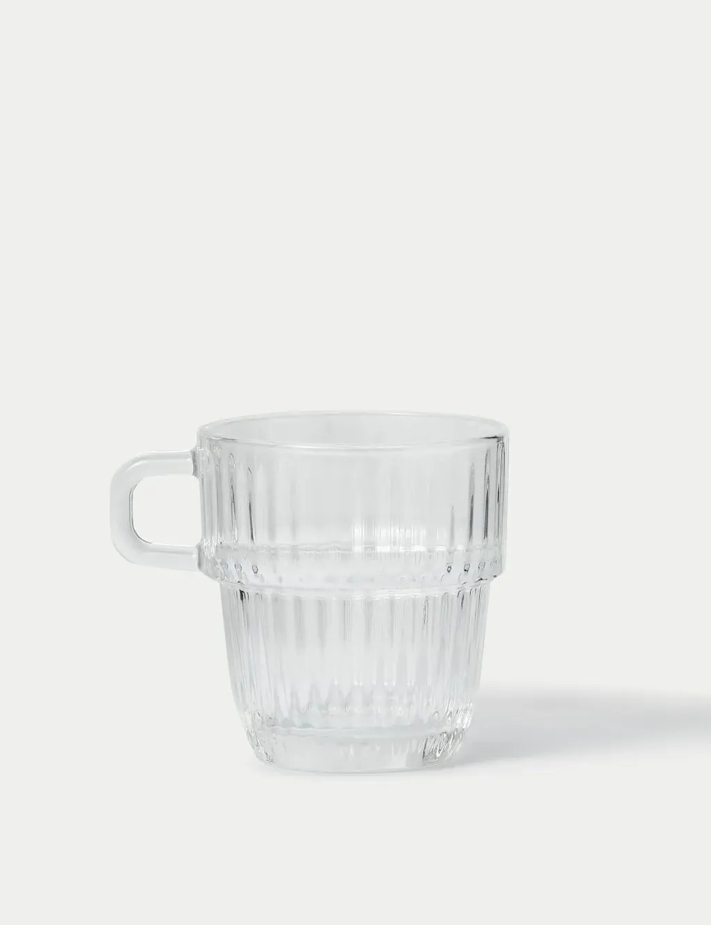 Ribbed Glass Cappuccino Cup product