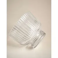 Ribbed Glass Dessert Bowl alternate view