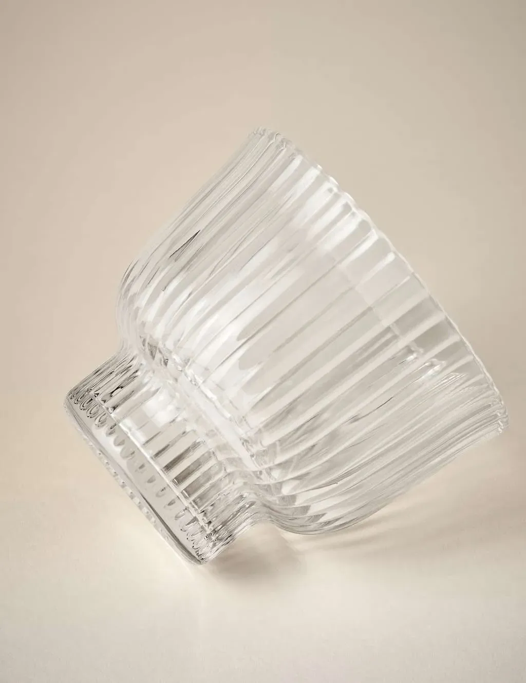 Ribbed Glass Dessert Bowl product