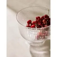 Ribbed Trifle Bowl - Clear Glass alternate view