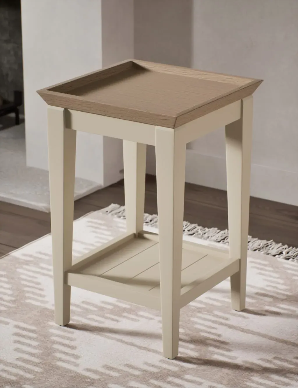 Sandbanks Side Table - Neutral, Wood product