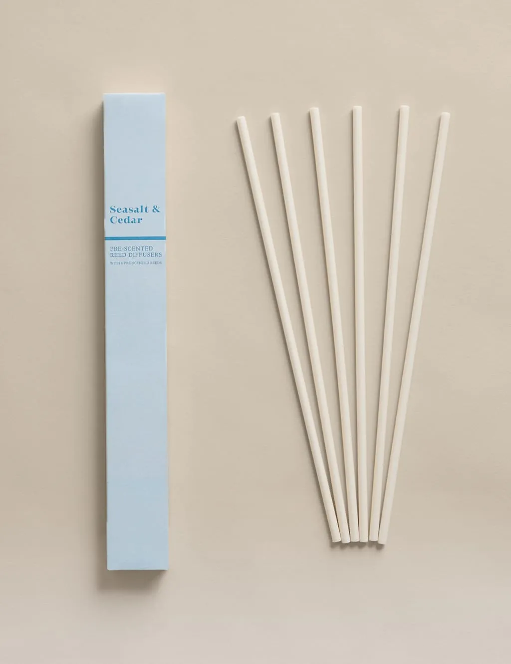 Sea Salt & Cedar Pre-Fragranced Diffuser Reeds - Blue Mix product