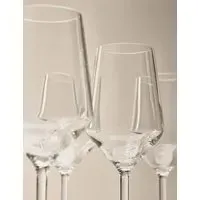 Set of 4 Angular Long-Stem Picnic Wine Glasses - Plastic alternate view
