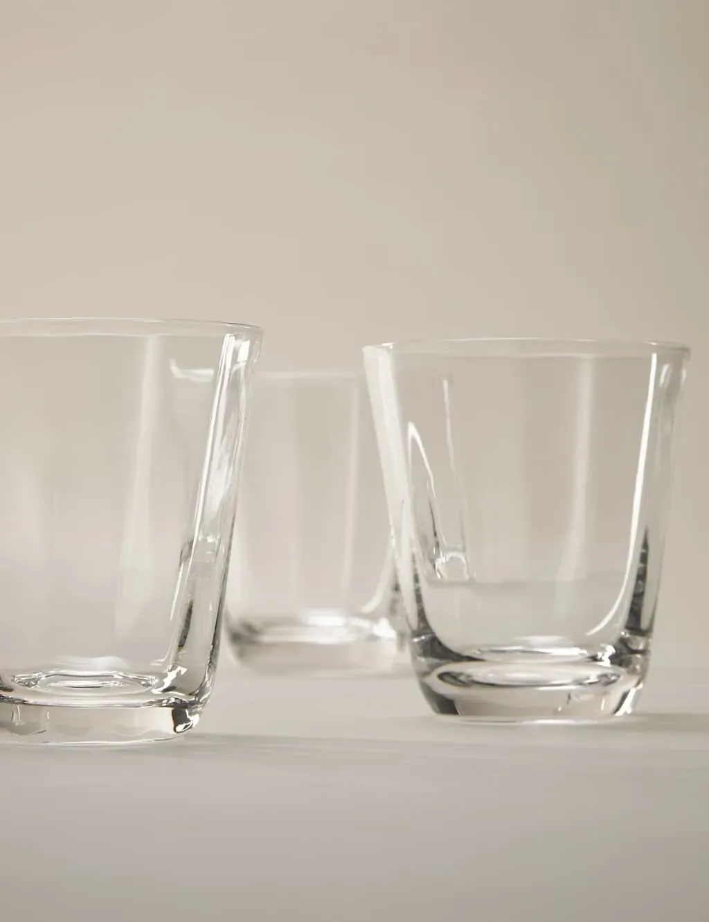 Set of 4 Soda Optic Tumblers - Glass product