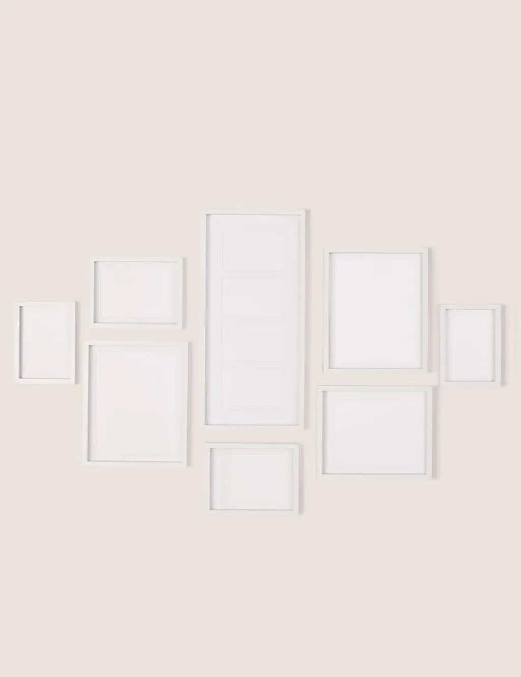 Set of 8 Gallery Frames - White product