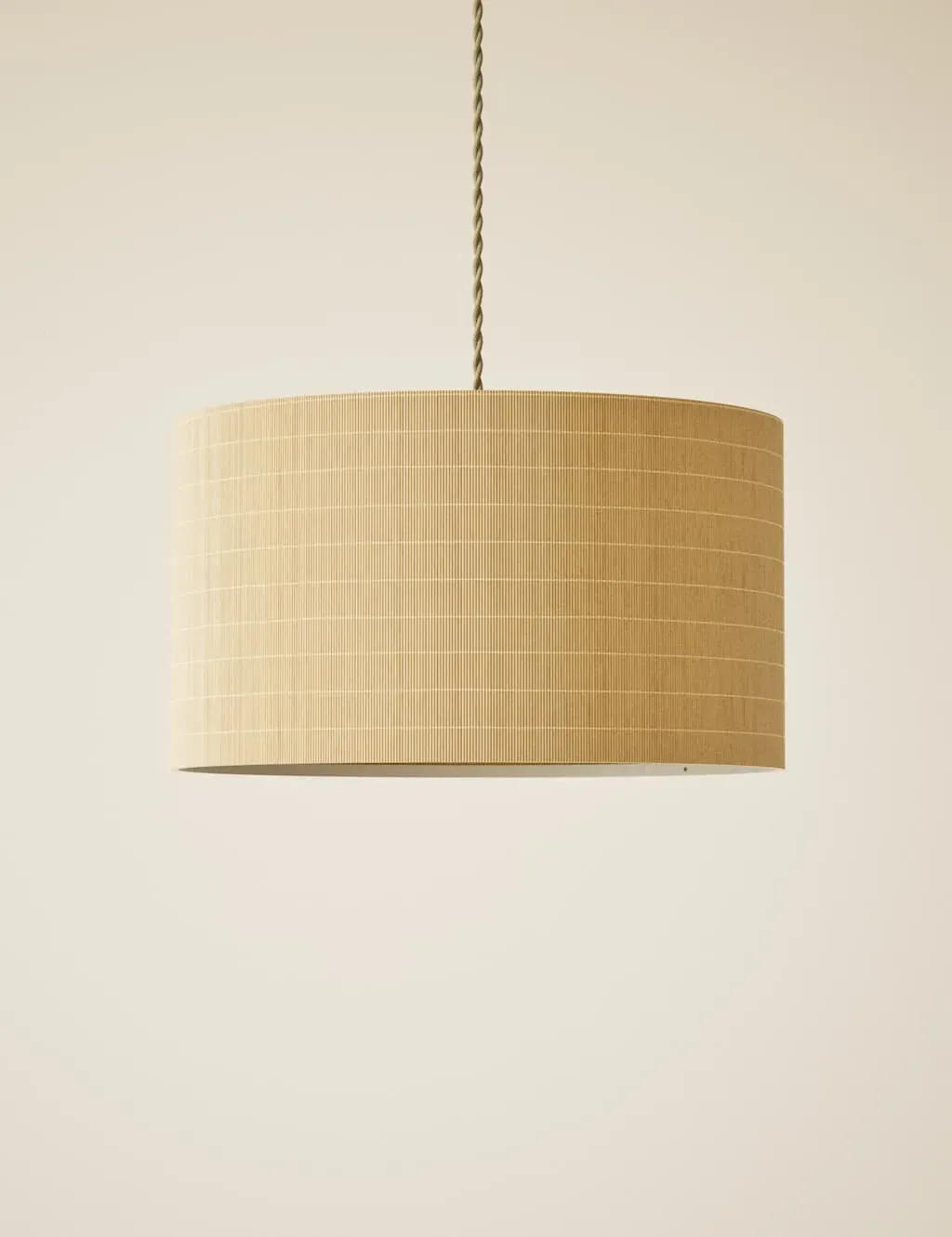 Small Bamboo Drum Shade - Natural product
