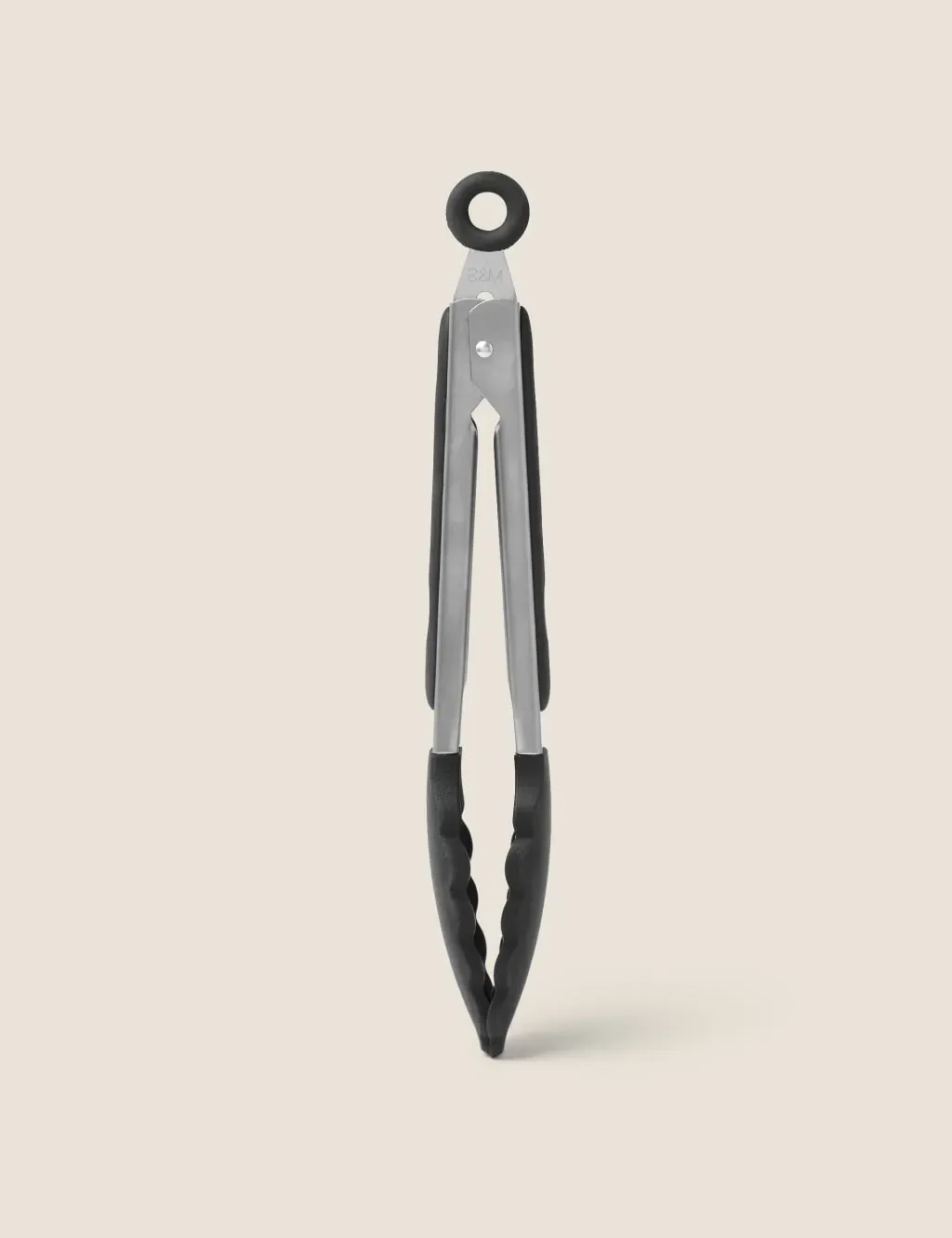 Small Silicone Tongs with Locking Mechanism - Black product