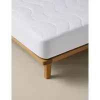 Smart Wash & Dry Anti Allergy Mattress Protector - White alternate view