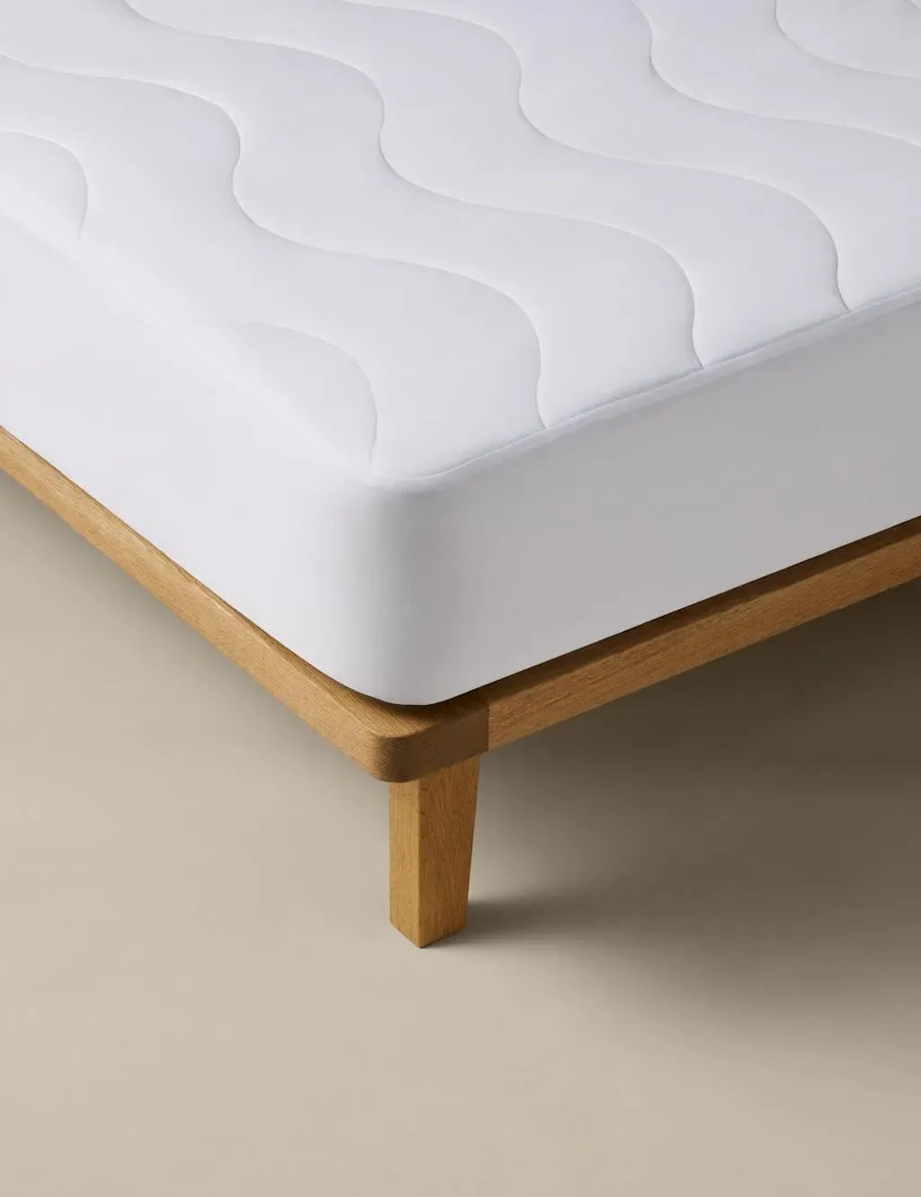 Smart Wash & Dry Anti Allergy Mattress Protector - White product