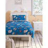 Spider-Man™ Comic Cotton Blend Bedding Set - Navy Mix alternate view
