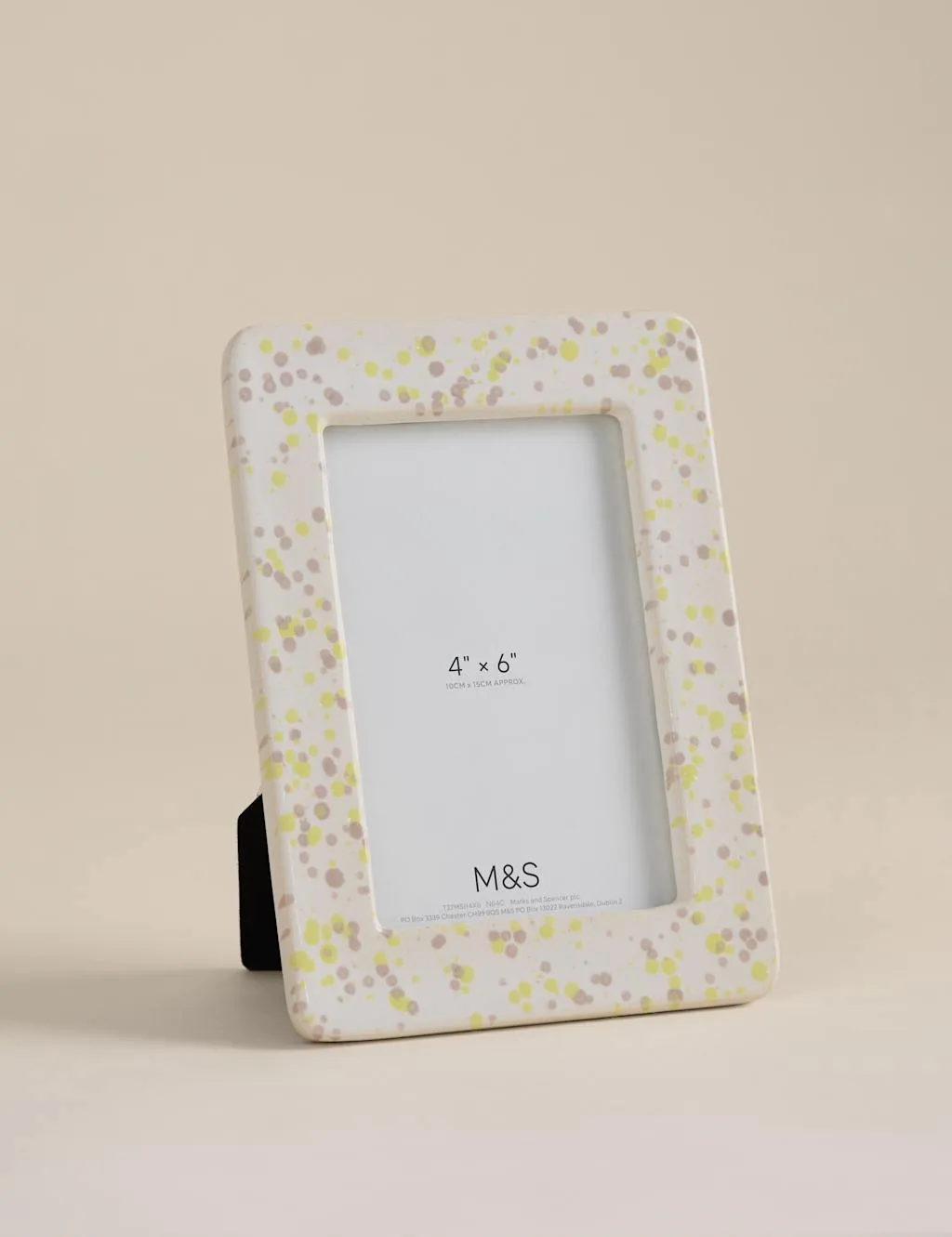 Splatter 4x6 Inch Photo Frame - Multi, Ceramic product