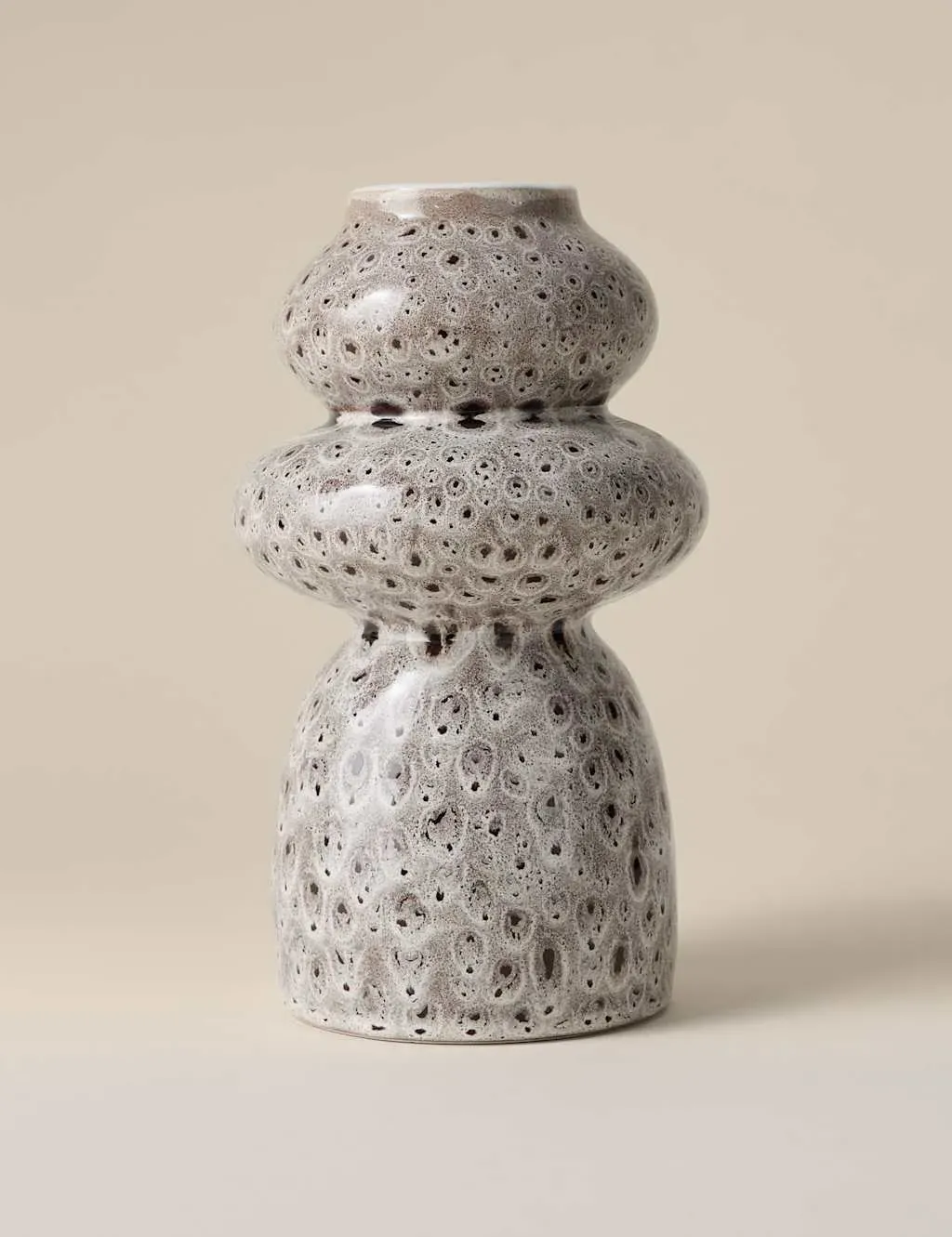 Spot Reactive Glaze Ceramic Vase - Natural product