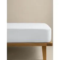 StayNew Cotton Blend Non-Iron Fitted Sheet - White alternate view