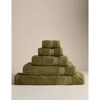 Super Soft Pure Cotton Towel - Olive alternate view