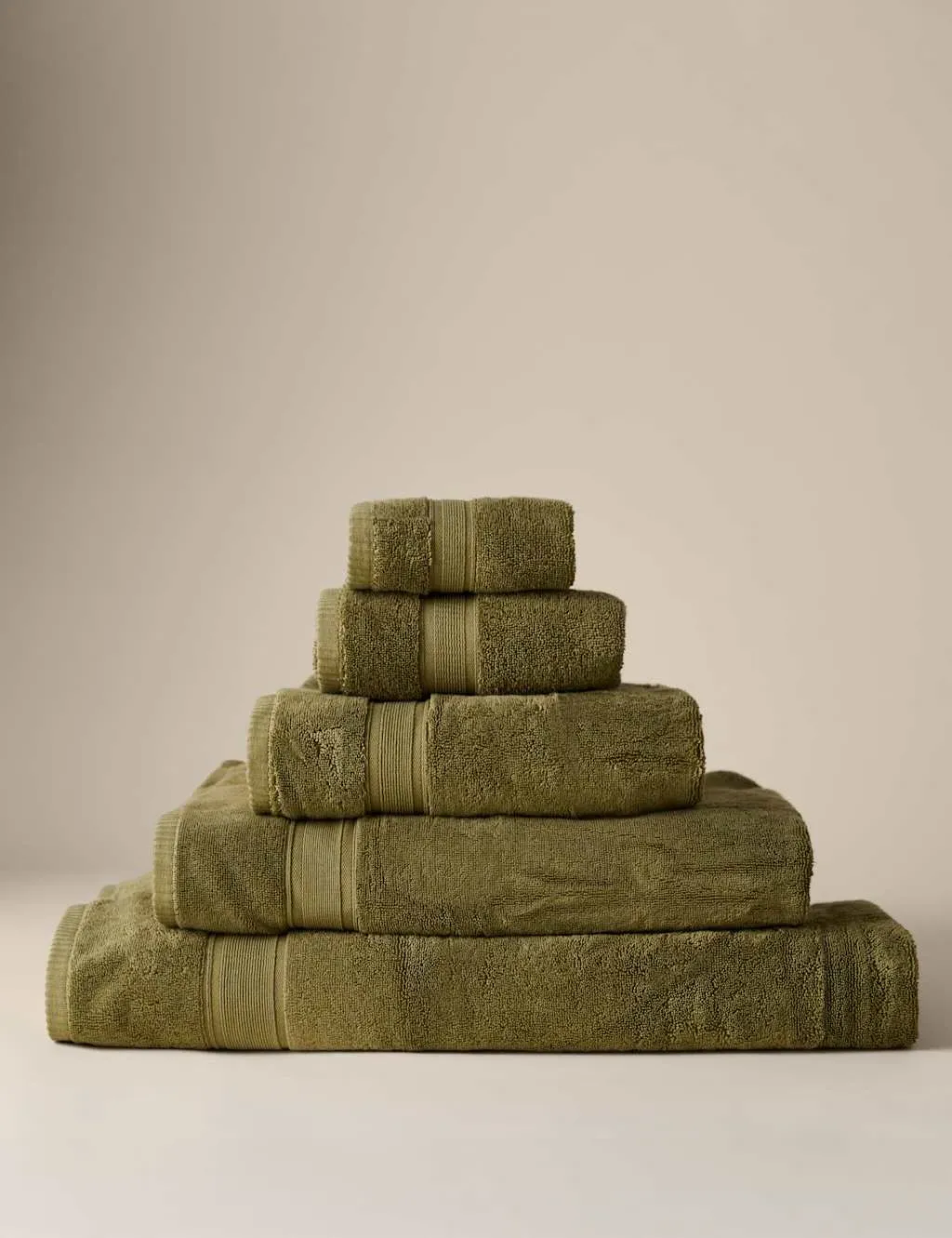 Super Soft Pure Cotton Towel - Olive product