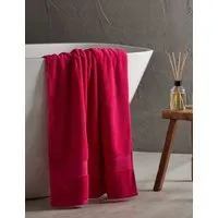 Super Soft Pure Cotton Towel - Raspberry alternate view