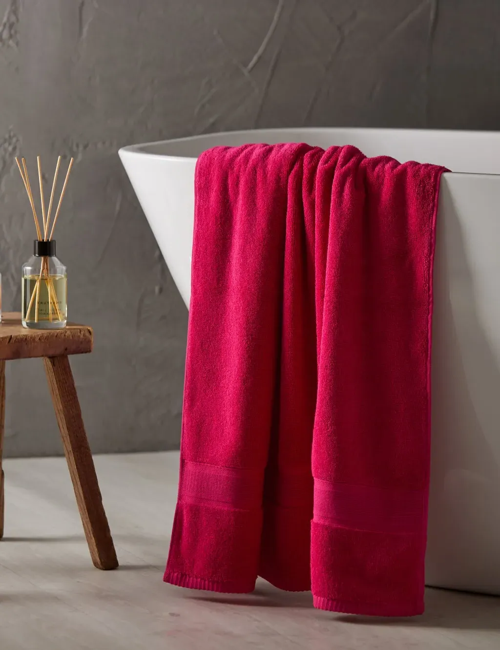 Super Soft Pure Cotton Towel - Raspberry product