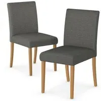 Tromso Set of 2 Dining Chairs - Grey alternate view