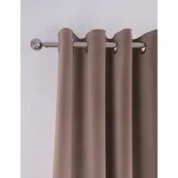 Velvet Eyelet Curtains - Soft Pink alternate view