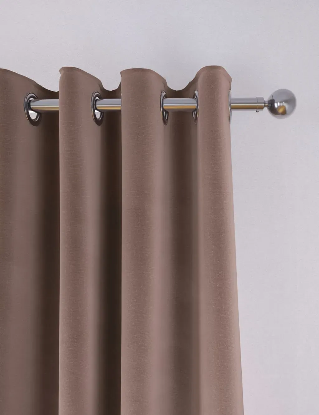 Velvet Eyelet Curtains - Soft Pink product