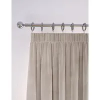 Velvet Pencil Pleat Curtains - Champagne alternate view