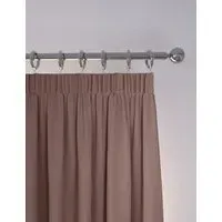 Velvet Pencil Pleat Curtains - Soft Pink alternate view