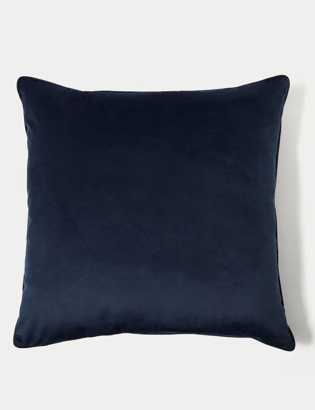 Velvet Piped Large Cushion - Navy product