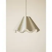 Wave Scallop Large Lamp Shade - Pink alternate view