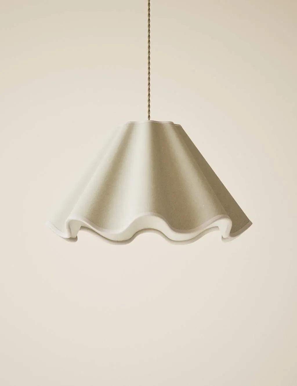 Wave Scallop Large Lamp Shade - Pink product