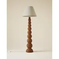 Wicker Graduated Base Floor Lamp - Brown alternate view