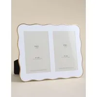 Wiggle Double Photo Frame 4x6 inch - Gold alternate view