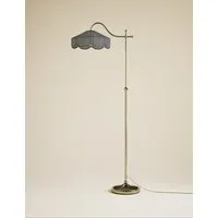 Winnie Pleated Floor Lamp - Antique Brass alternate view