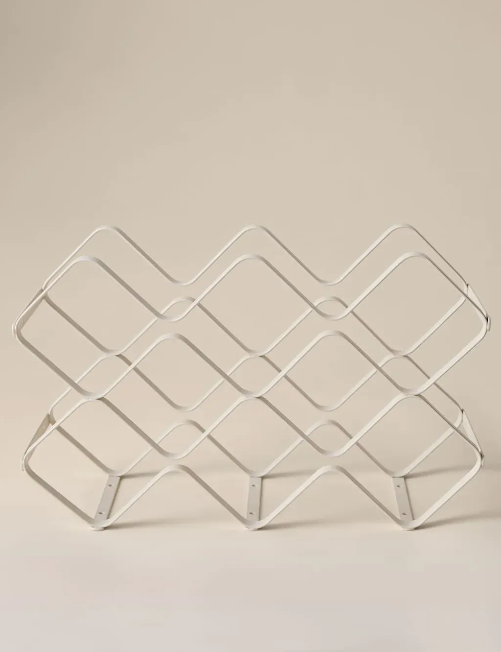 Wire Wine Rack - Cream product