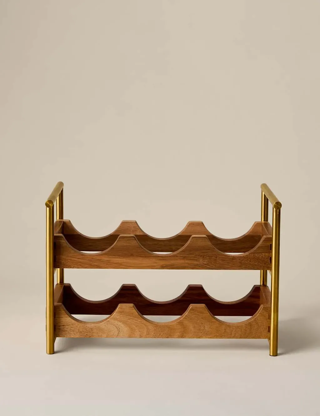 Wooden Wine Rack 6-Bottle - Natural product