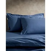 2 Pack Washed Cotton Oxford Pillowcases - Carbon Blue alternate view
