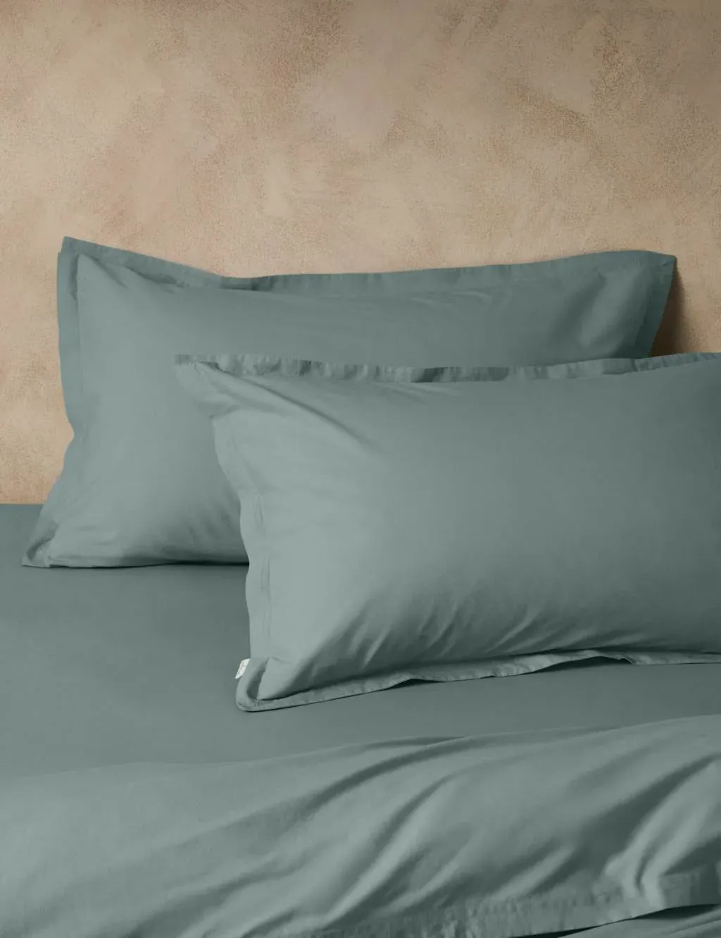 2 Pack Washed Cotton Oxford Pillowcases - Storm product
