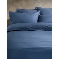 Fired Earth Washed Cotton Duvet Cover - Carbon Blue alternate view