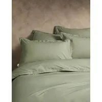 Fired Earth Washed Cotton Duvet Cover - Weald Green alternate view