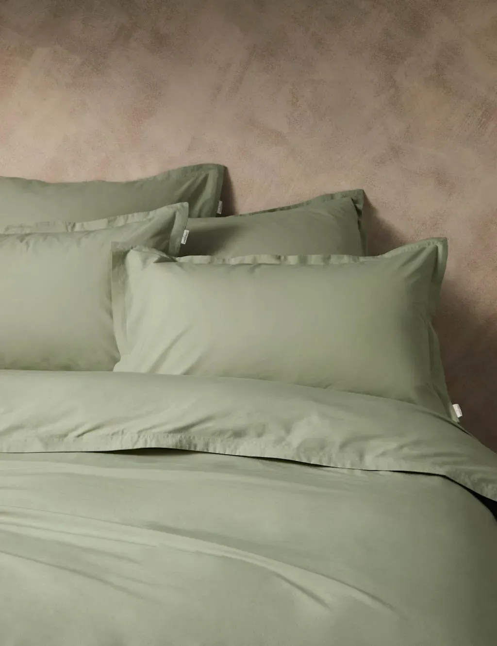 Fired Earth Washed Cotton Duvet Cover - Weald Green product